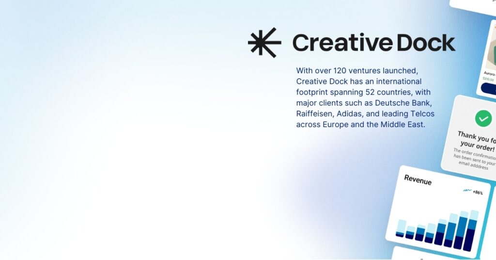 CreativeDock Investor Page Banner